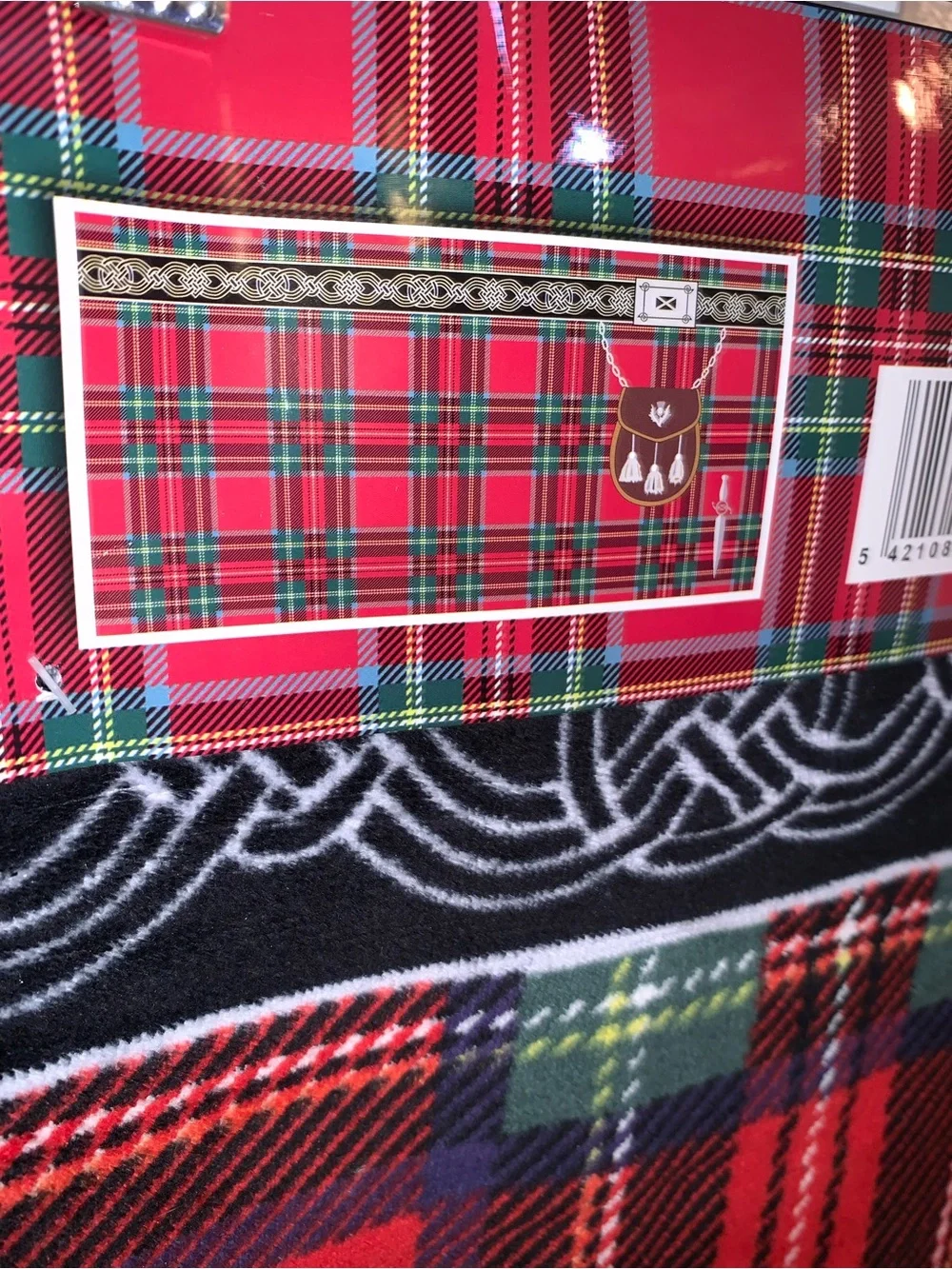 Scottish Kilt Towel Royal Stewart Design  by SportaKilt NWT